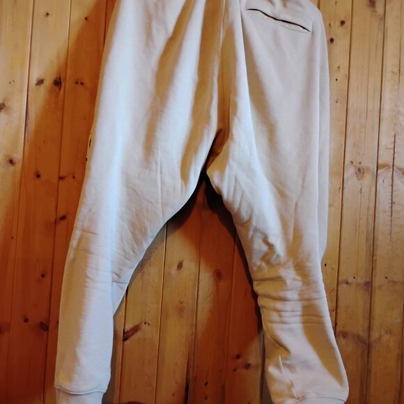 Men's Beige XL Viacom Beavis and Butthead Rude Joggers Pants Mike Judge Cartoon - Picture 5 of 5